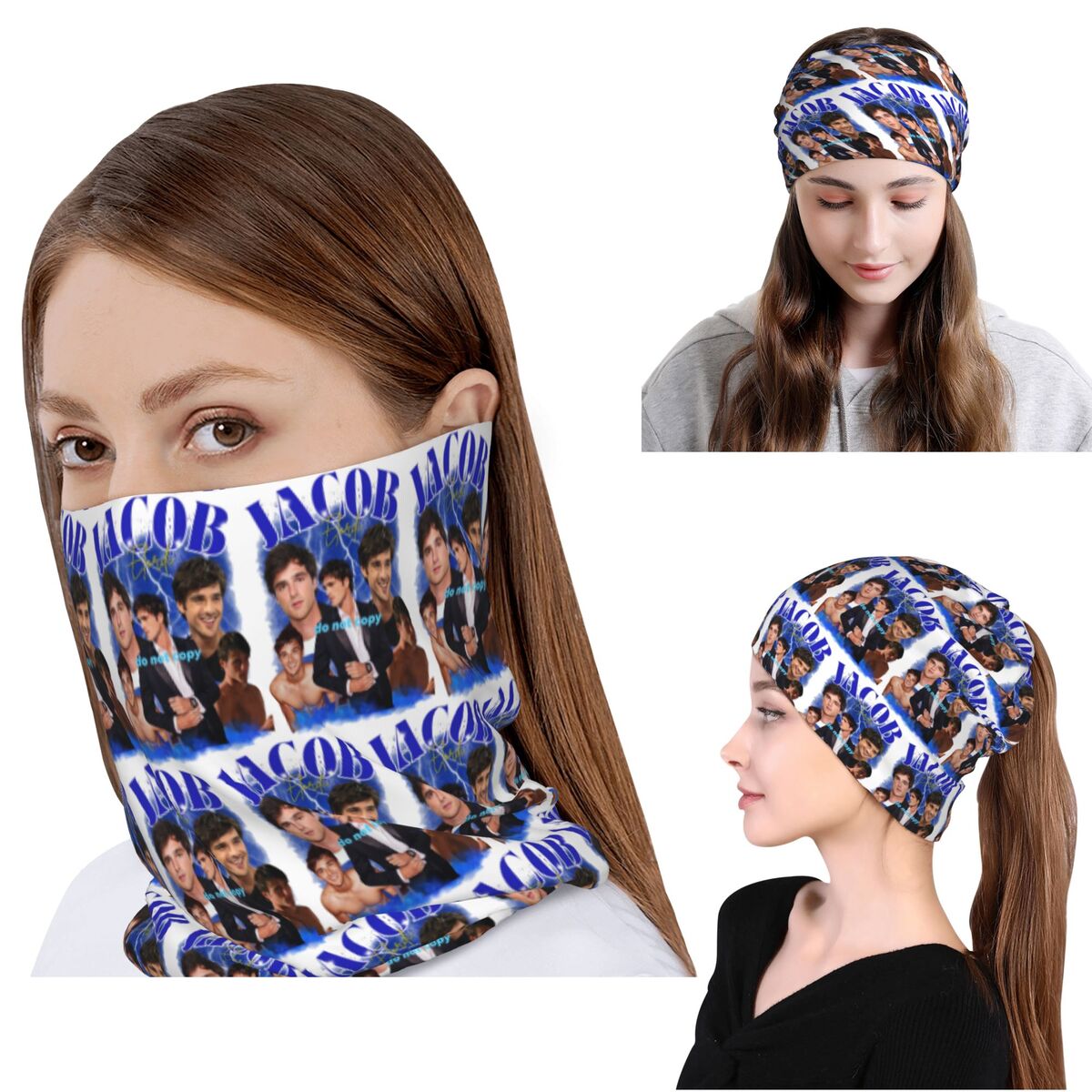 Knit Beanie Hat Warm - Jacob Elordi Australian Actor Bandana Neck