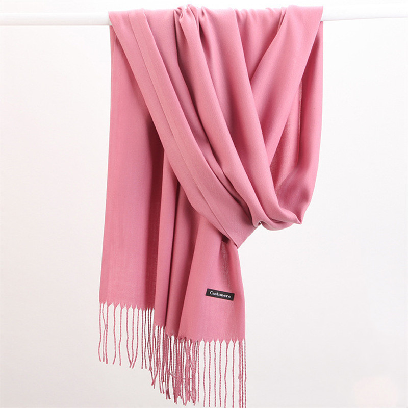 Fashion Solid Color 2023 Women - Cashmere Pashmina Wrap 리뷰 및 가격