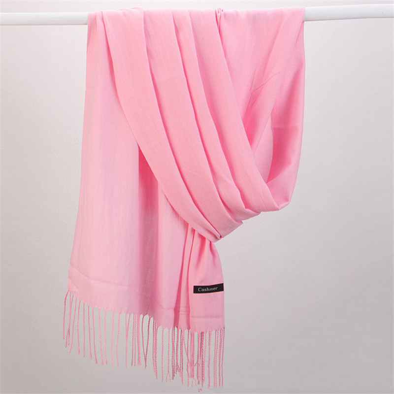 Fashion Solid Color 2023 Women - Cashmere Pashmina Wrap 리뷰 및 가격