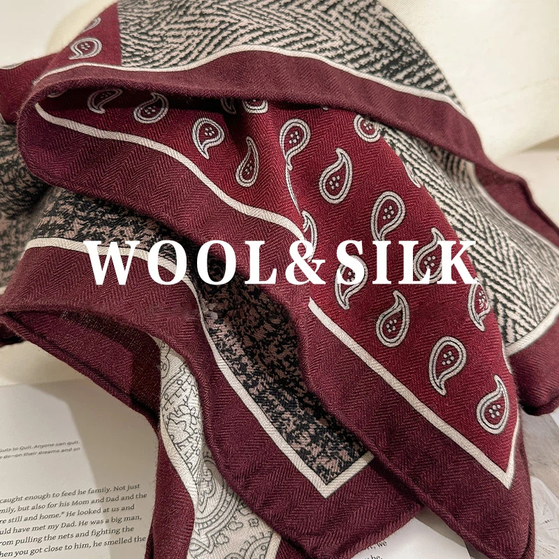 2026 Winter Luxury Designer Sc - Wool Scarf Men 리뷰 및 가격