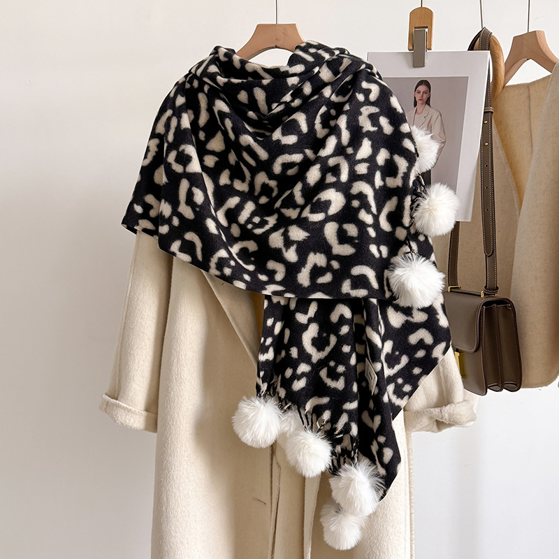 New Luxury Winter Leopard Two- - Cashmere Pashmina Wrap 리뷰 및 가격