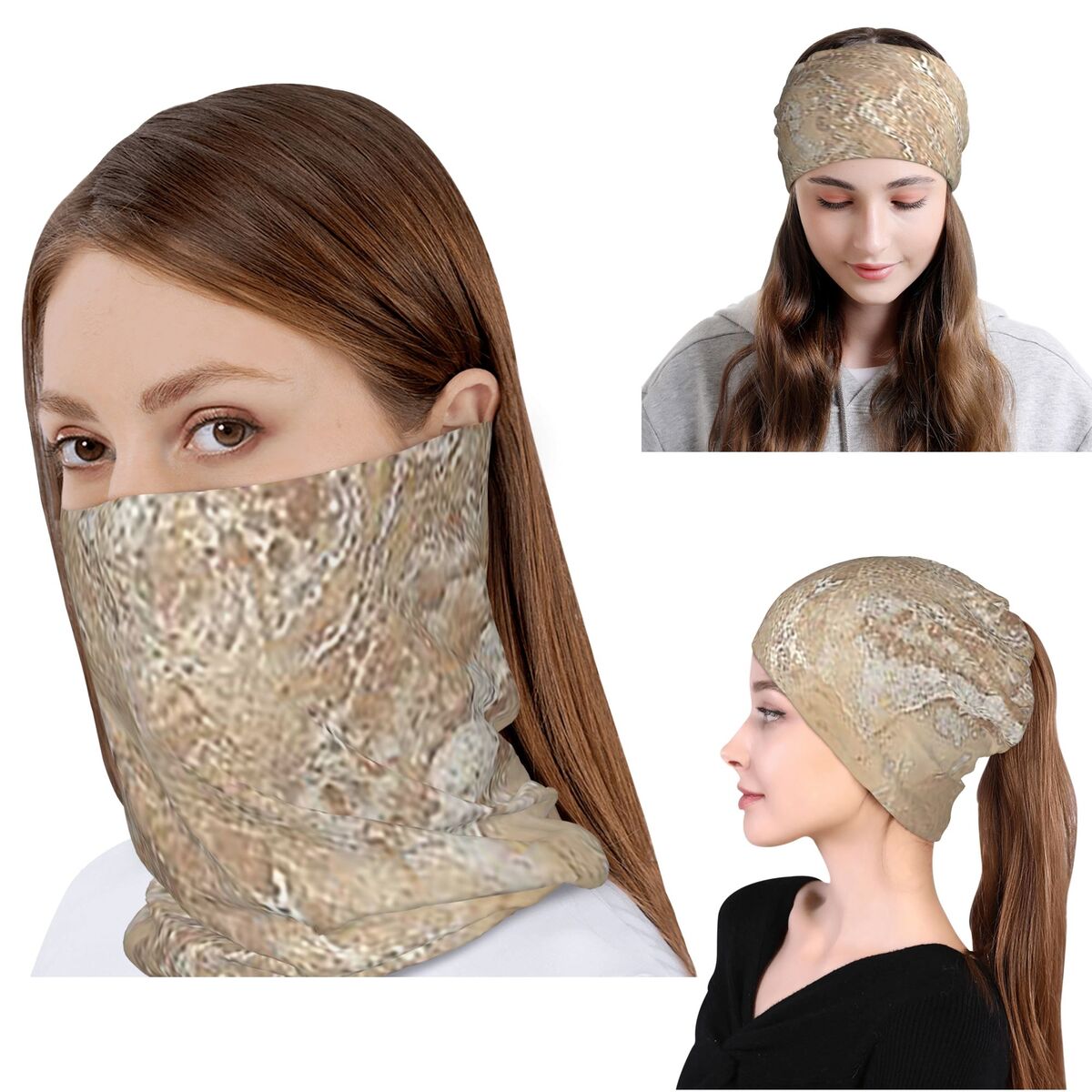 Contemporary Cream Beige Sand  - Knit Beanie Hat Warm 리뷰 및 가격