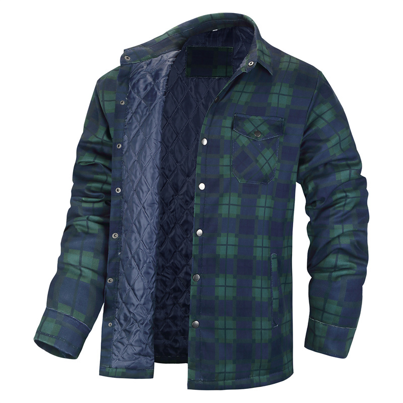 Winter Plaid Shirts For Mens T - Flannel Shirt Lined 리뷰 및 가격