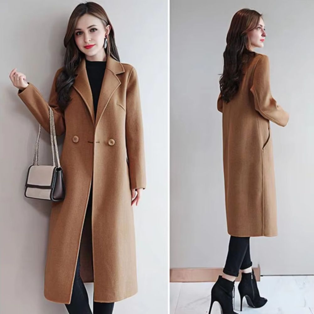 2025 Elegant Women Woolen Coat - Wool Coat Peacoat 리뷰 및 가격