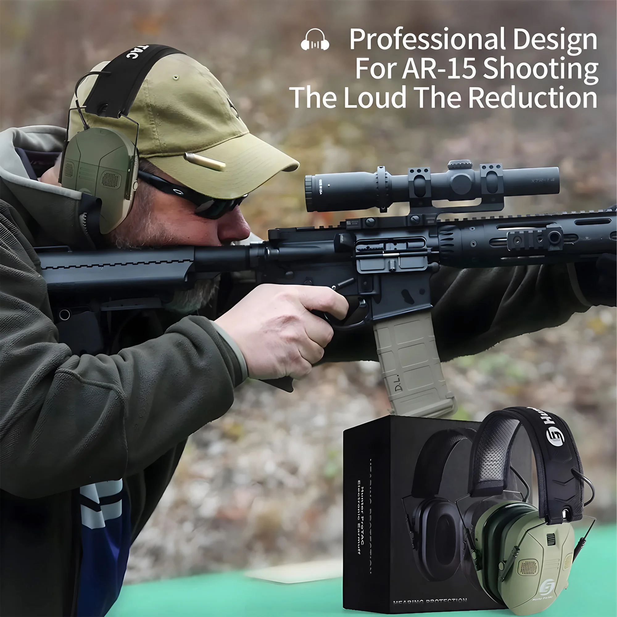 Foldable Tactical Noise Cancel - Earmuffs Foldable 리뷰 및 가격