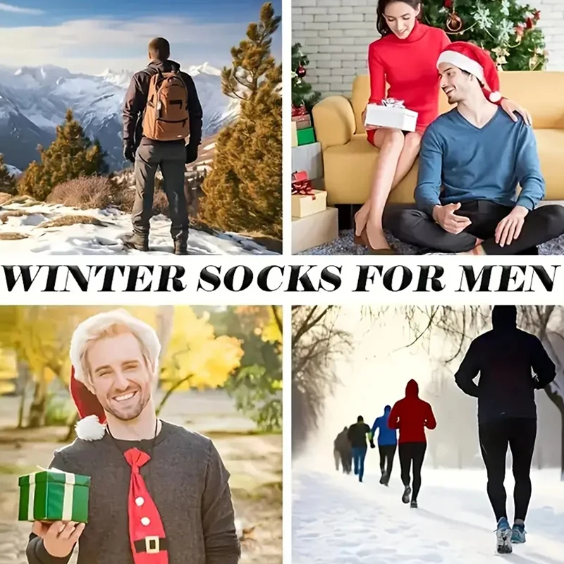 2 Pairs Winter Warm Socks Men' - Thermal Sock Wool 리뷰 및 가격