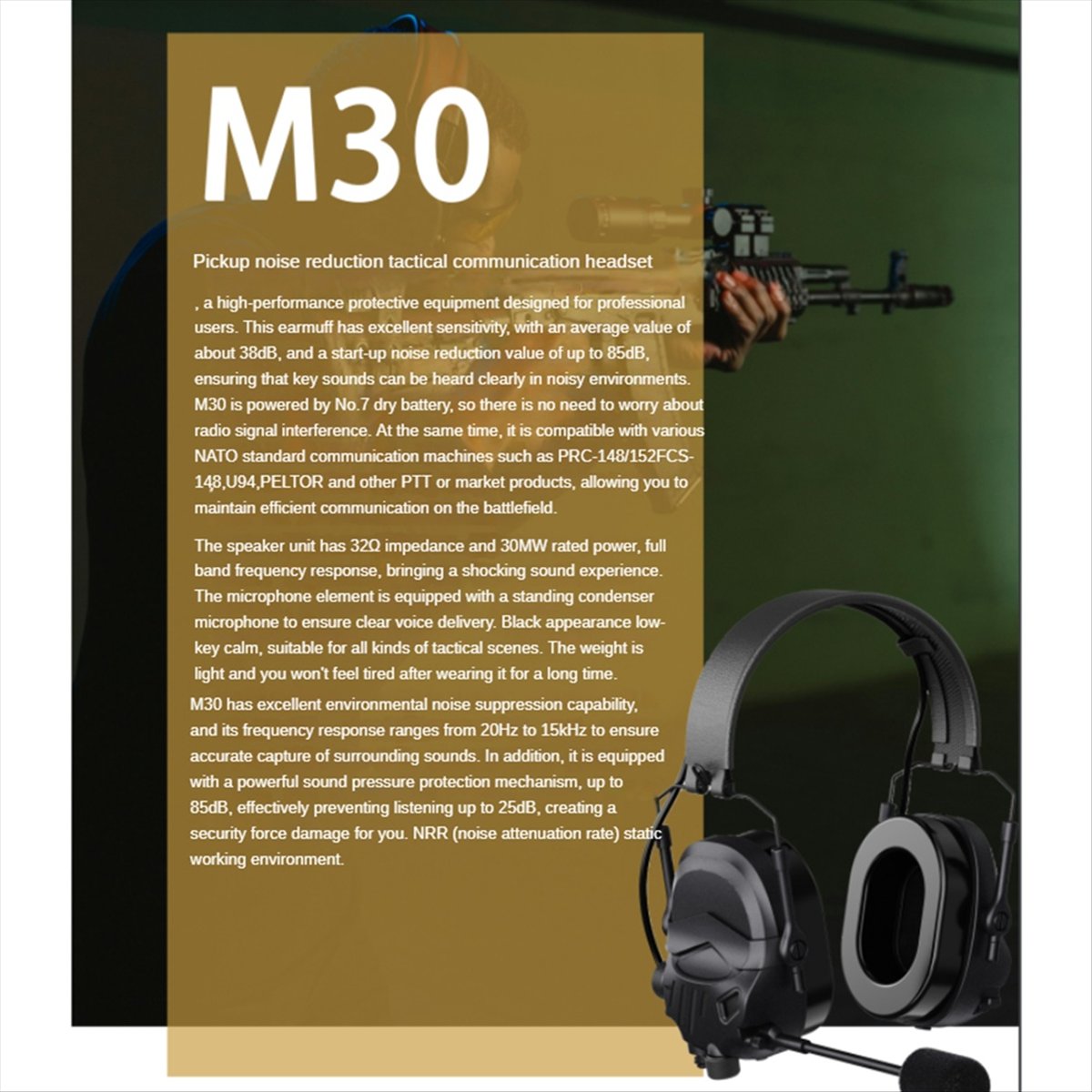A64I  Headset with Microphone  - Earmuffs Foldable 리뷰 및 가격