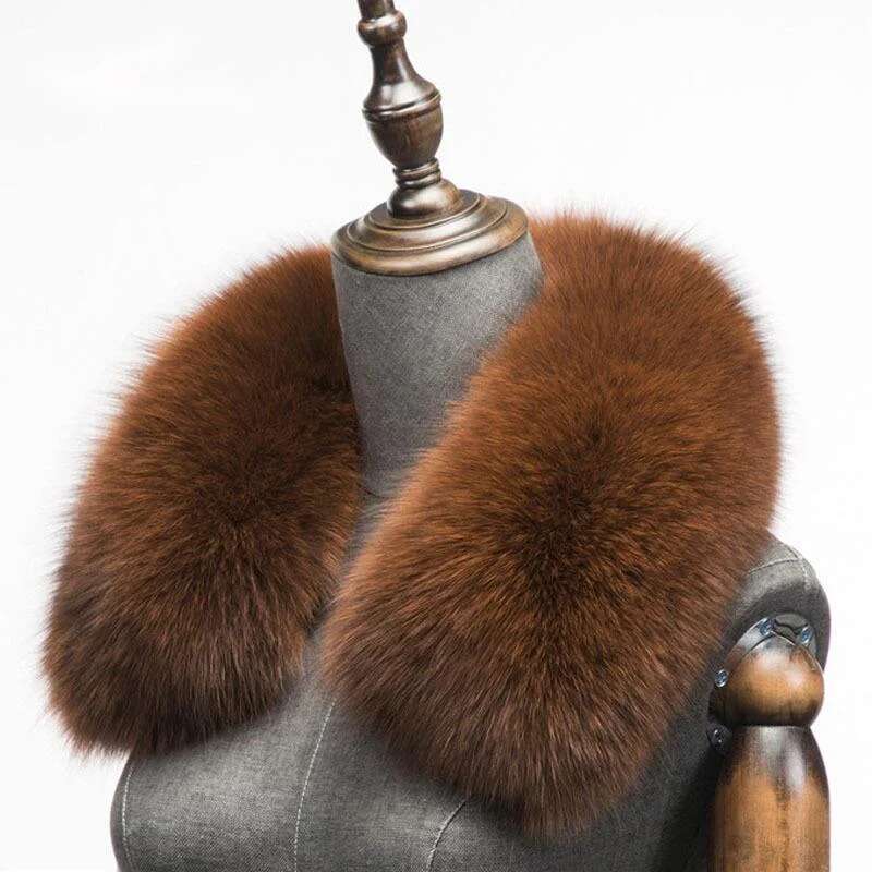 Winter Natural Fox Fur Scarf S - Shawl Wrap Winter 리뷰 및 가격
