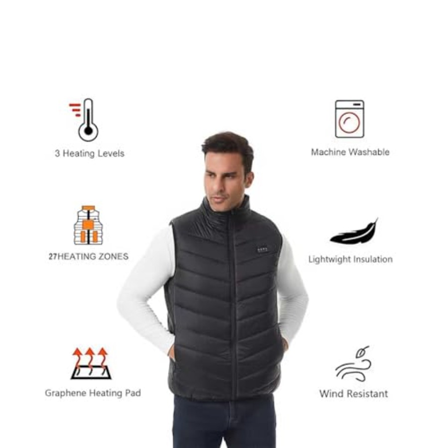 Heated Down Vest for and Wo wi - Heated Vest Battery 리뷰 및 가격