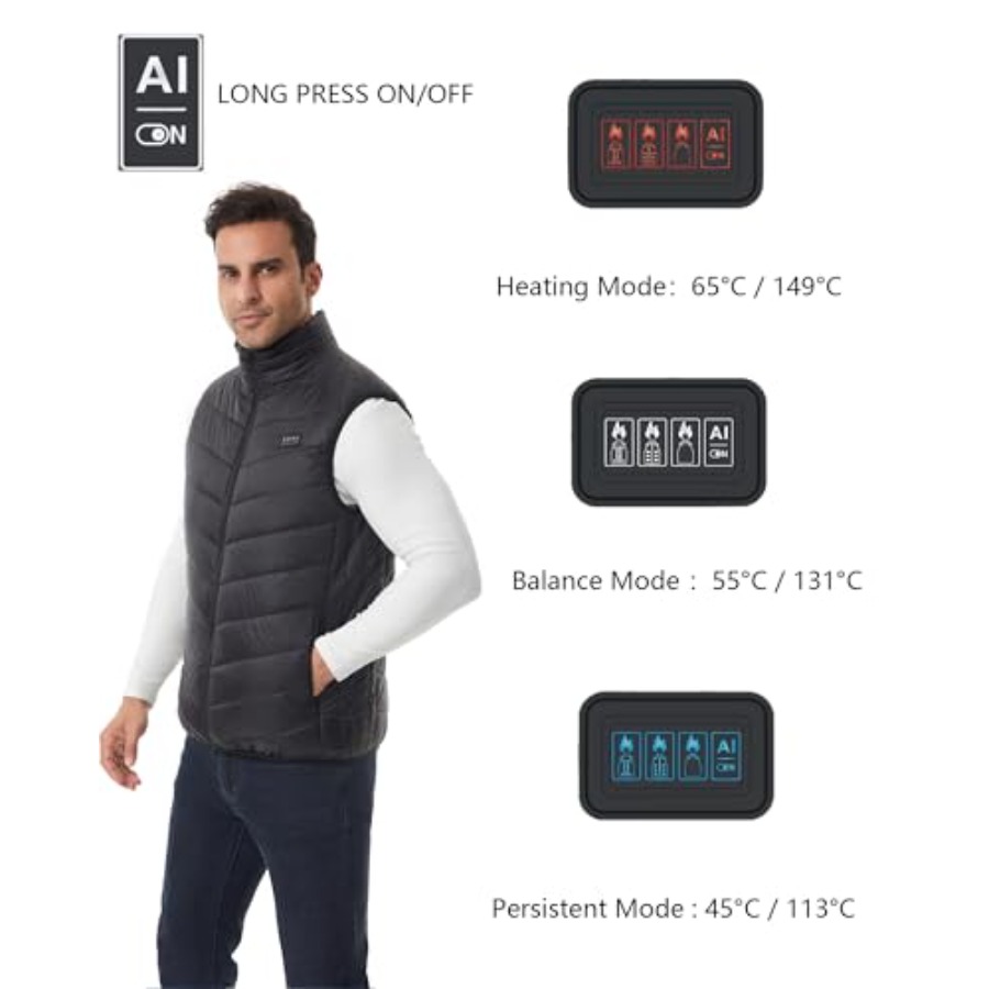 Heated Down Vest for and Wo wi - Heated Vest Battery 리뷰 및 가격