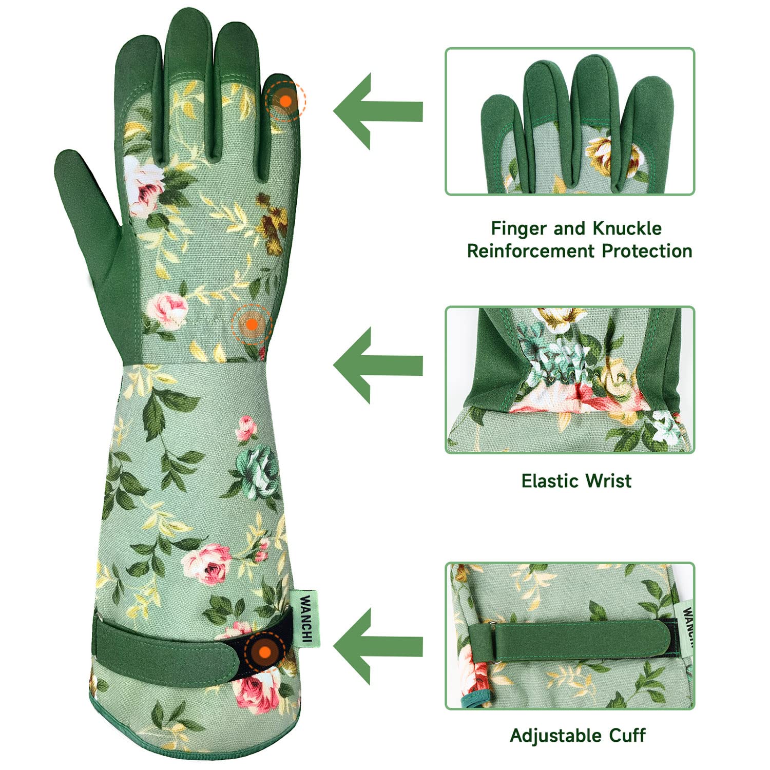 Women's Long Gardening Gloves, - Touch Screen Gloves 리뷰 및 가격