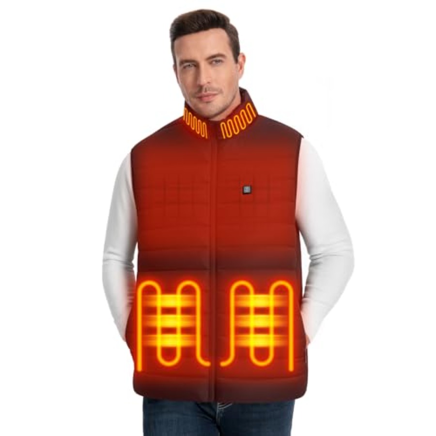 Men's Lightweight Heated Vest  - Heated Vest Battery 리뷰 및 가격