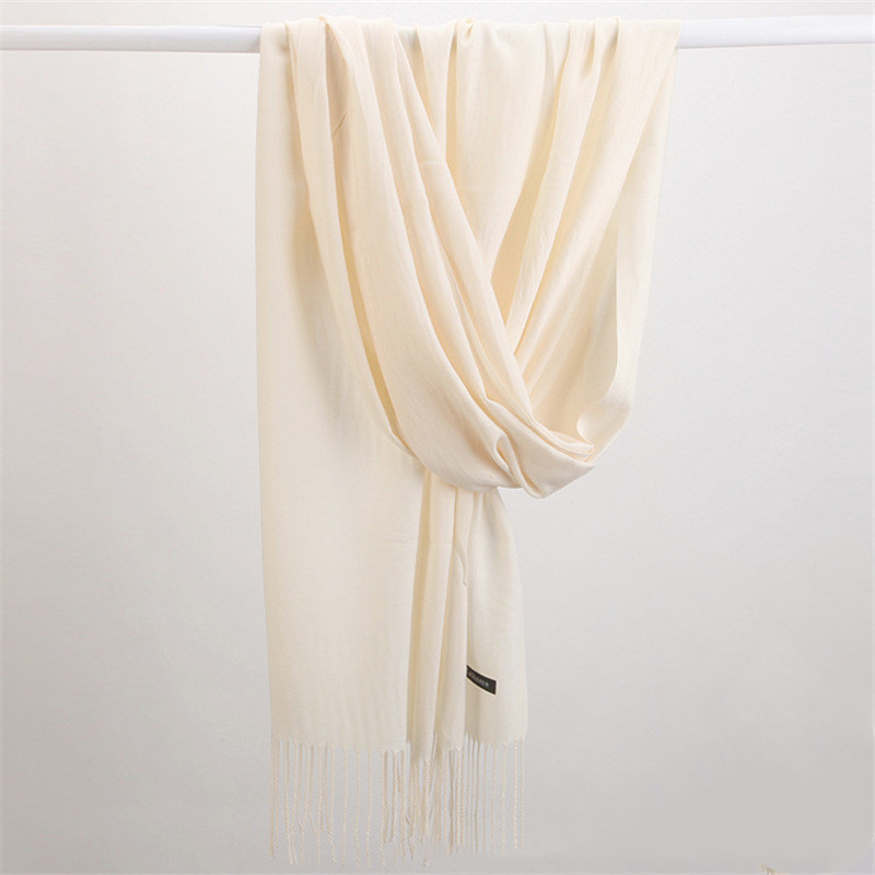 Women Solid Scarf Cashmere Fee - Cashmere Pashmina Wrap 리뷰 및 가격