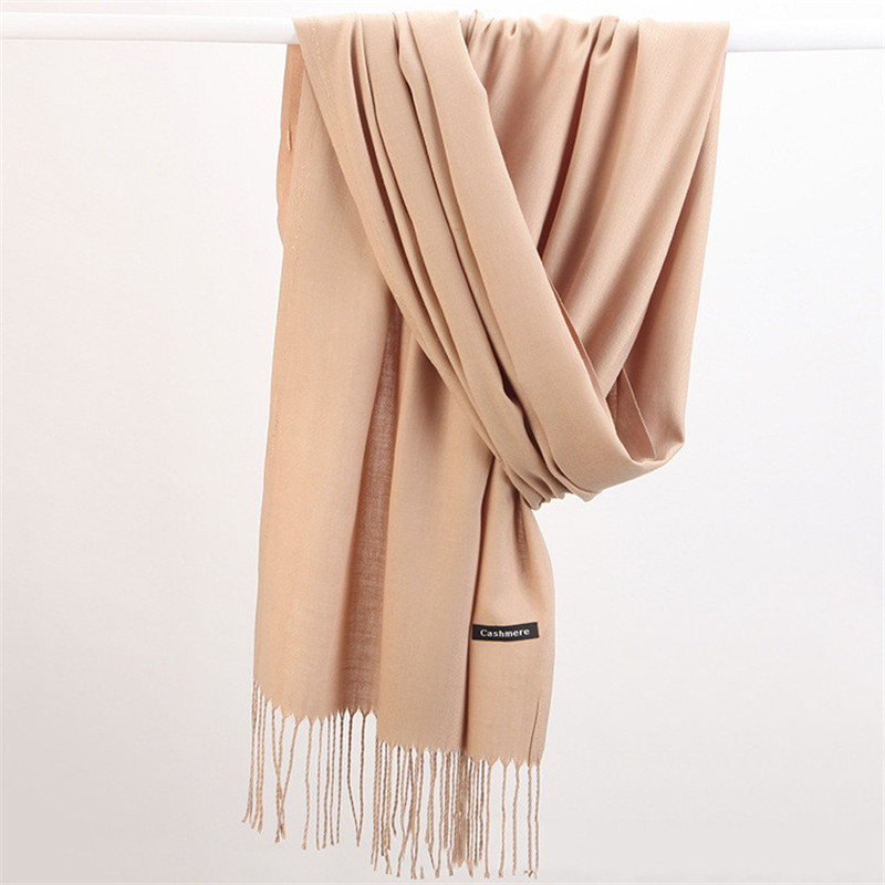 Women Solid Scarf Cashmere Fee - Cashmere Pashmina Wrap 리뷰 및 가격