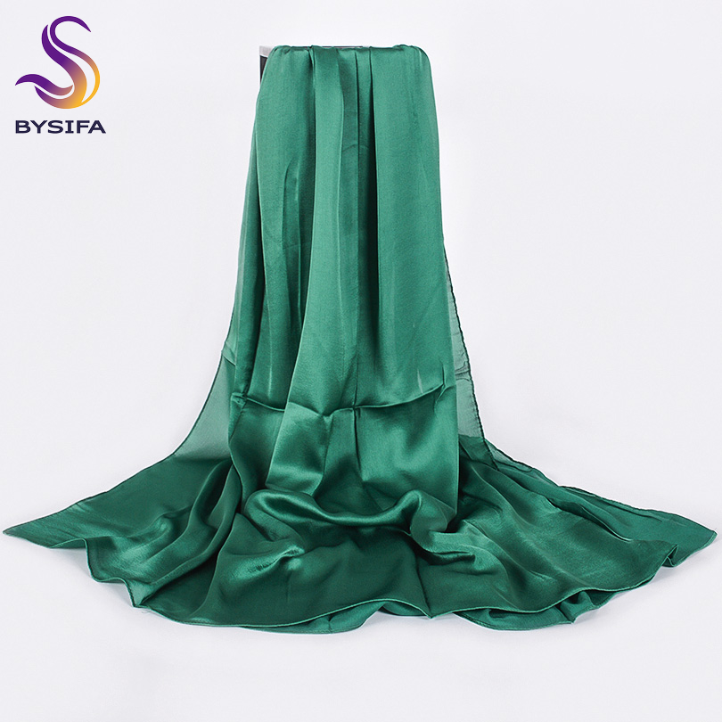 [BYSIFA] Solid Color Silk Scar - Shawl Wrap Winter 리뷰 및 가격