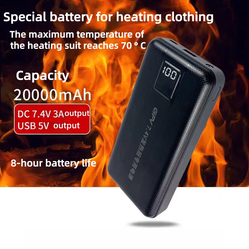 New Large Capacity 7.4V/3A/160 - Heated Vest Battery 리뷰 및 가격