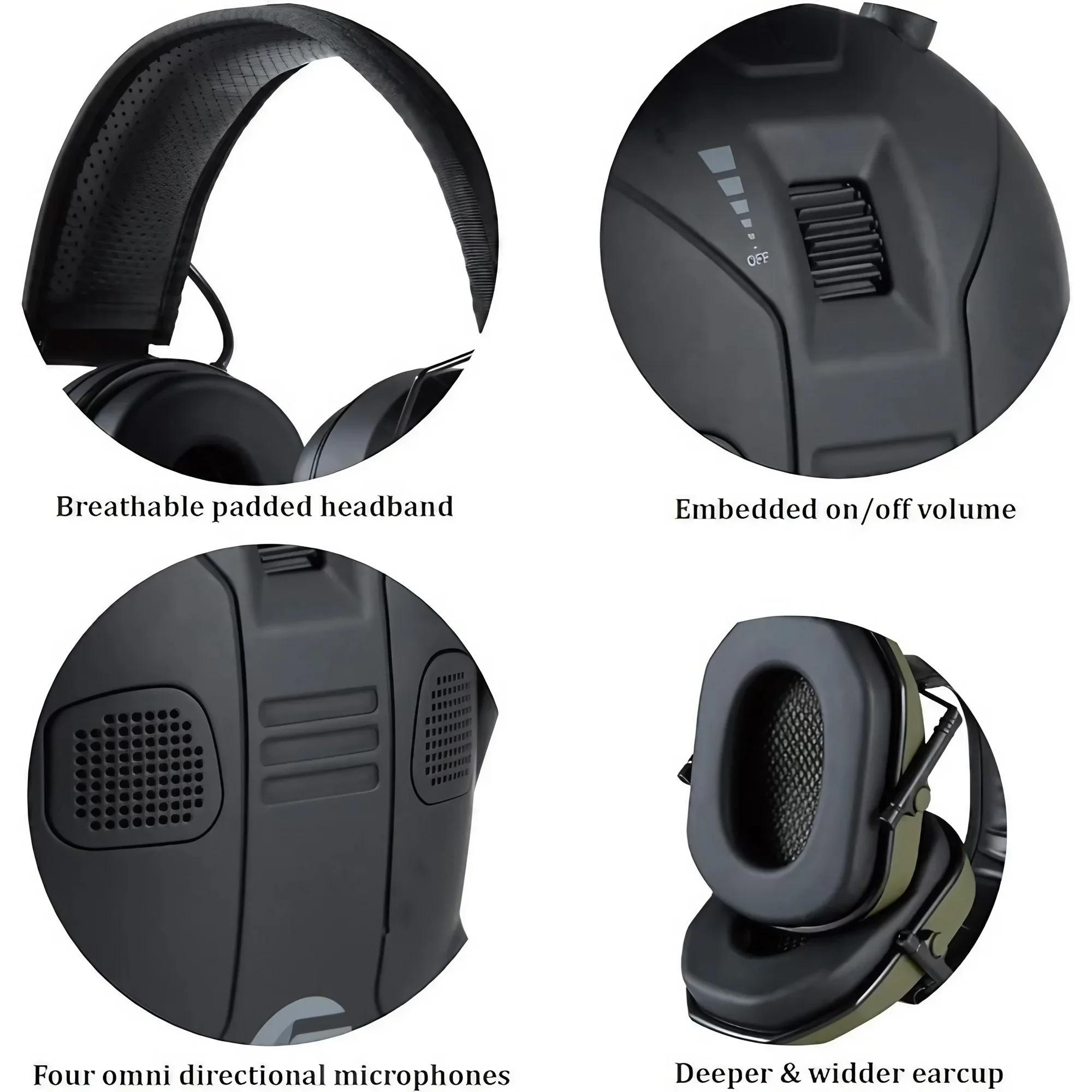 Foldable Tactical Electronic E - Earmuffs Foldable 리뷰 및 가격