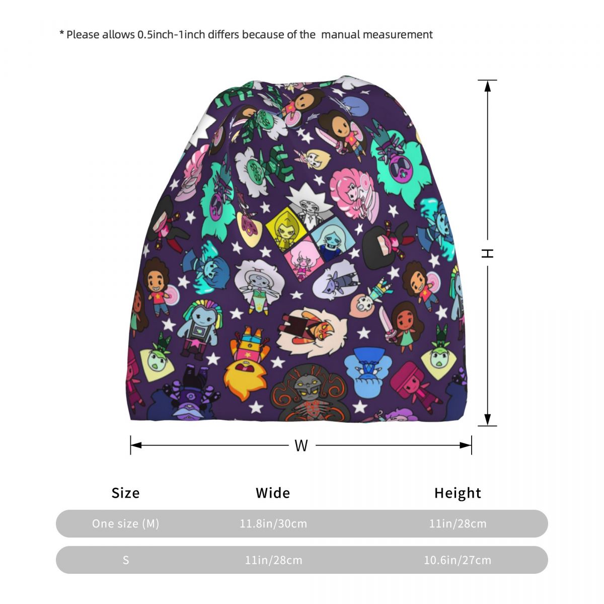 Crystal Gems Steven Universe B - Knit Beanie Hat Warm 리뷰 및 가격