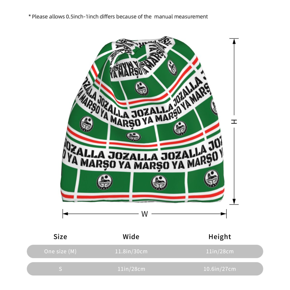 Marso Ya Jozalla Ichkeria Flag - Knit Beanie Hat Warm 리뷰 및 가격