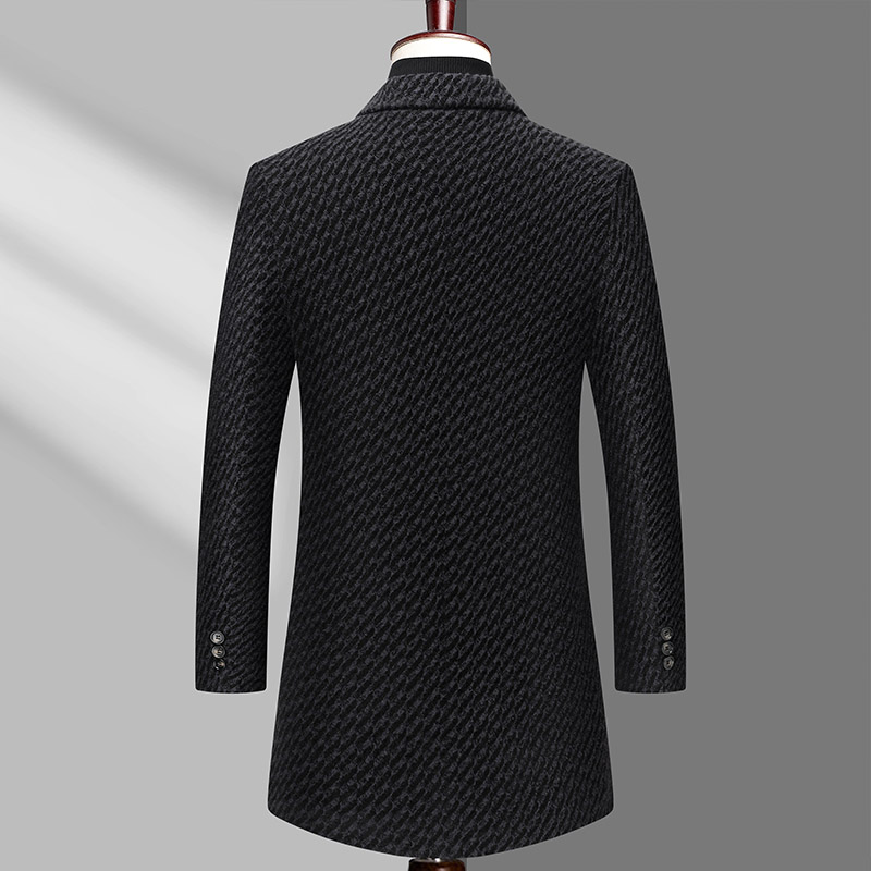 Long Coat Men Mens Wool Jacket - Wool Coat Peacoat 리뷰 및 가격