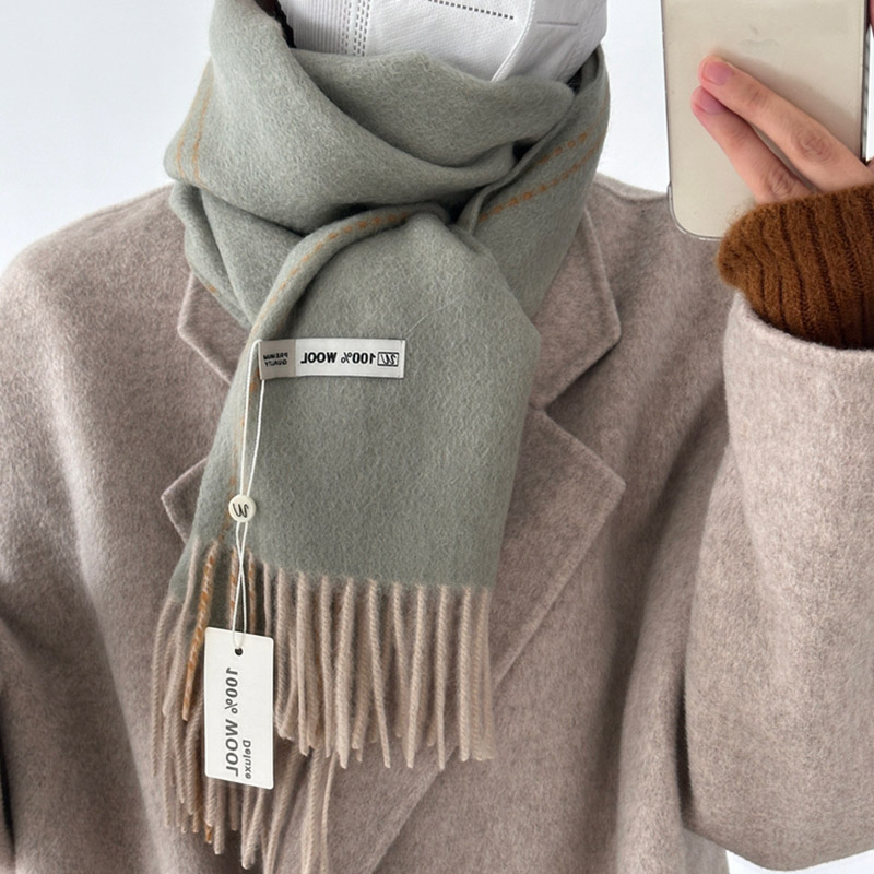 Elegant Good Quality 100% Wool - Wool Scarf Men 리뷰 및 가격
