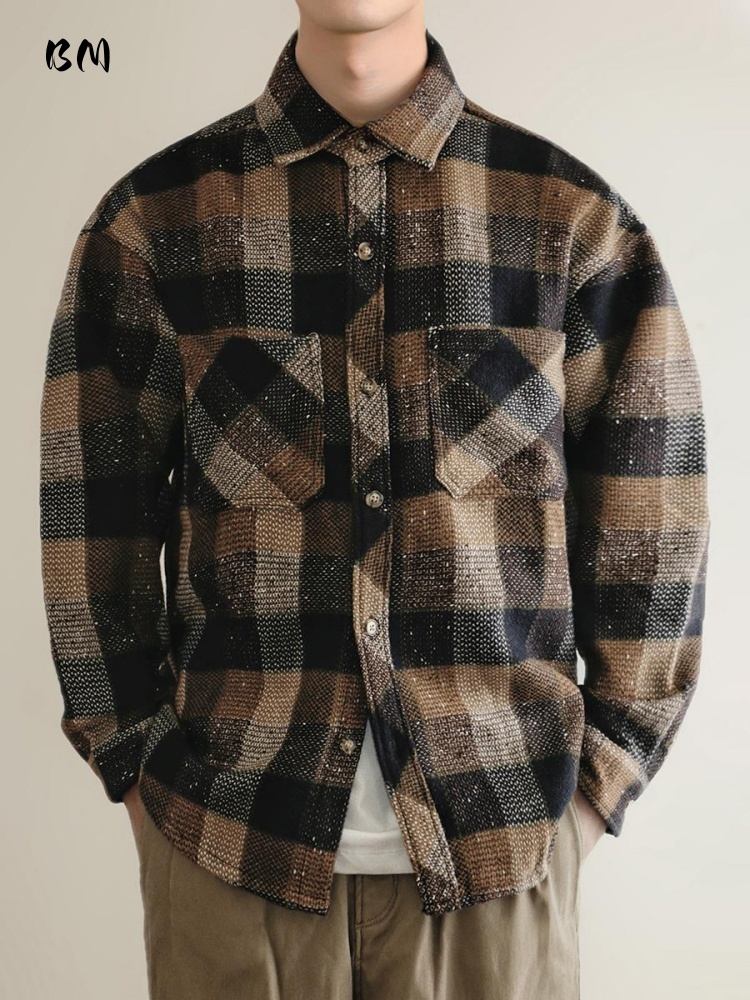 Mens American Vintage Yarn Dye - Flannel Shirt Lined 리뷰 및 가격