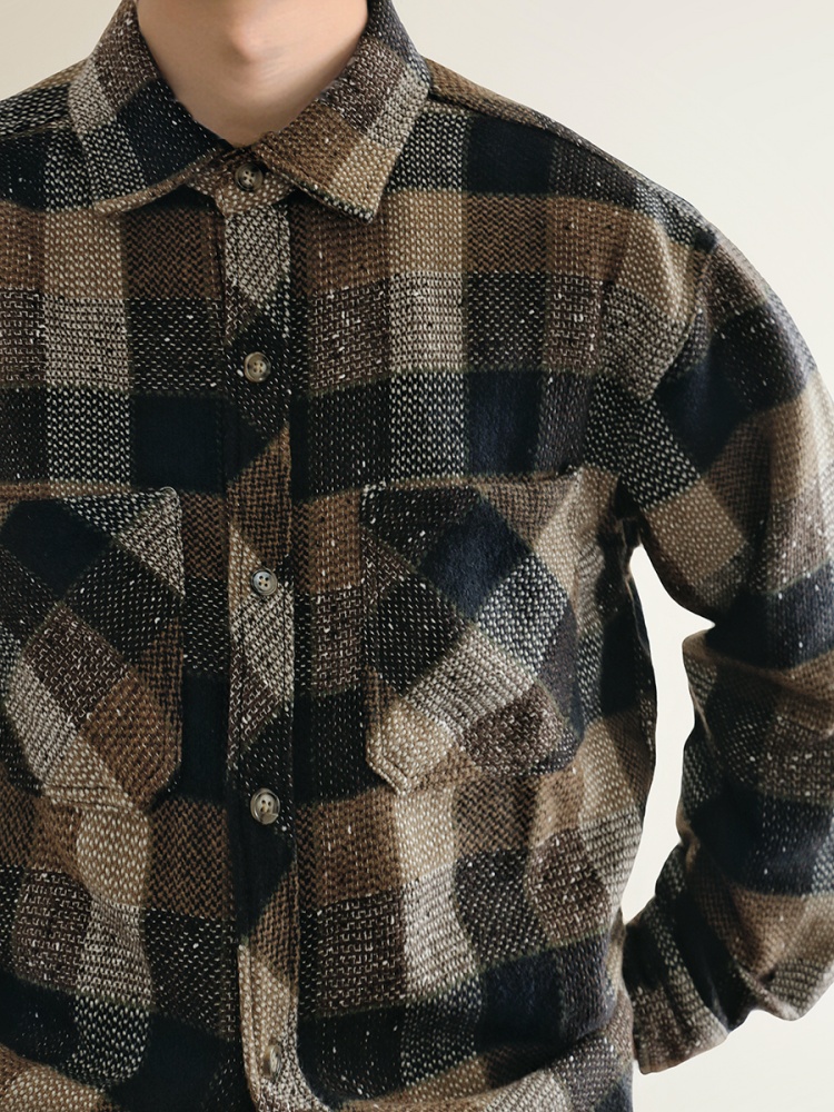 Mens American Vintage Yarn Dye - Flannel Shirt Lined 리뷰 및 가격