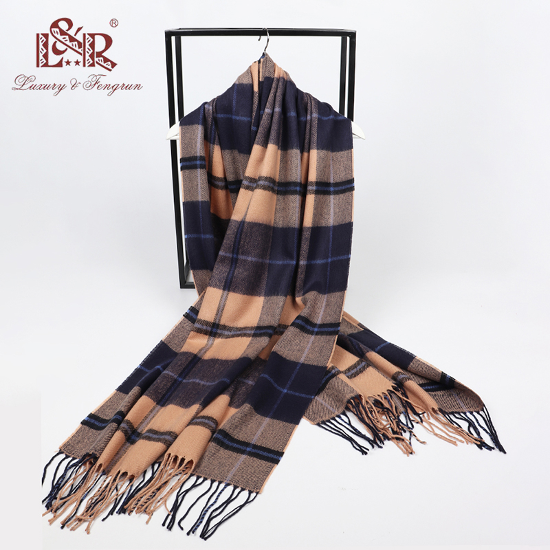2022 winter men plaid scarf ca - Wool Scarf Men 리뷰 및 가격