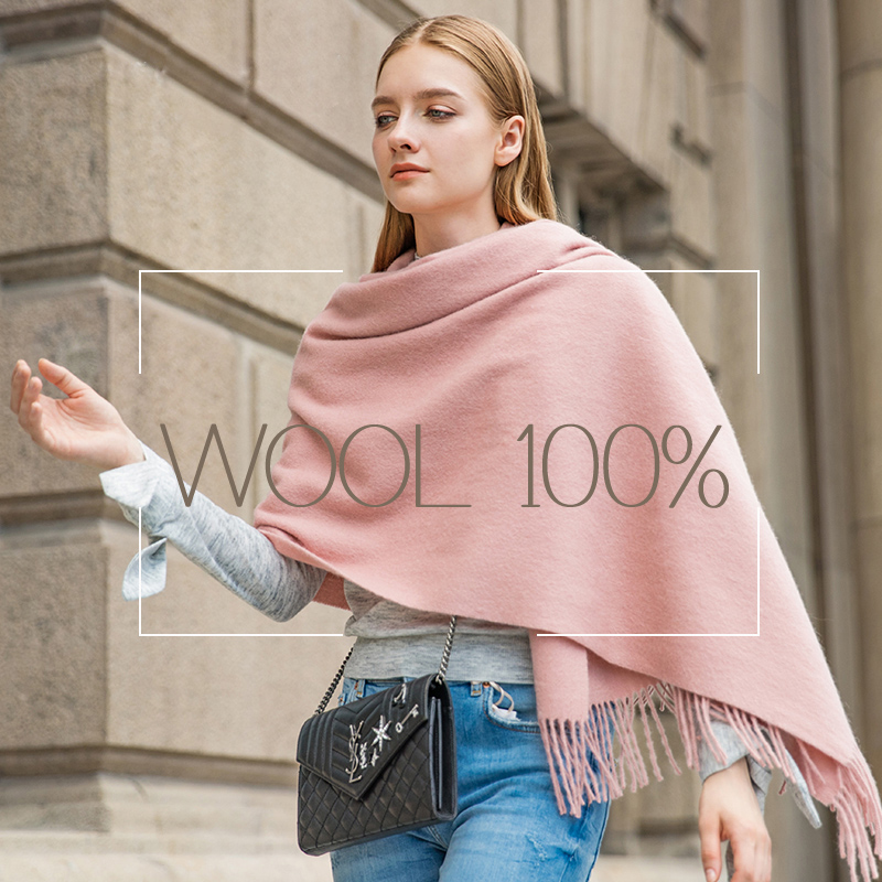 Wool Winter Scarf Women Fashio - Shawl Wrap Winter 리뷰 및 가격