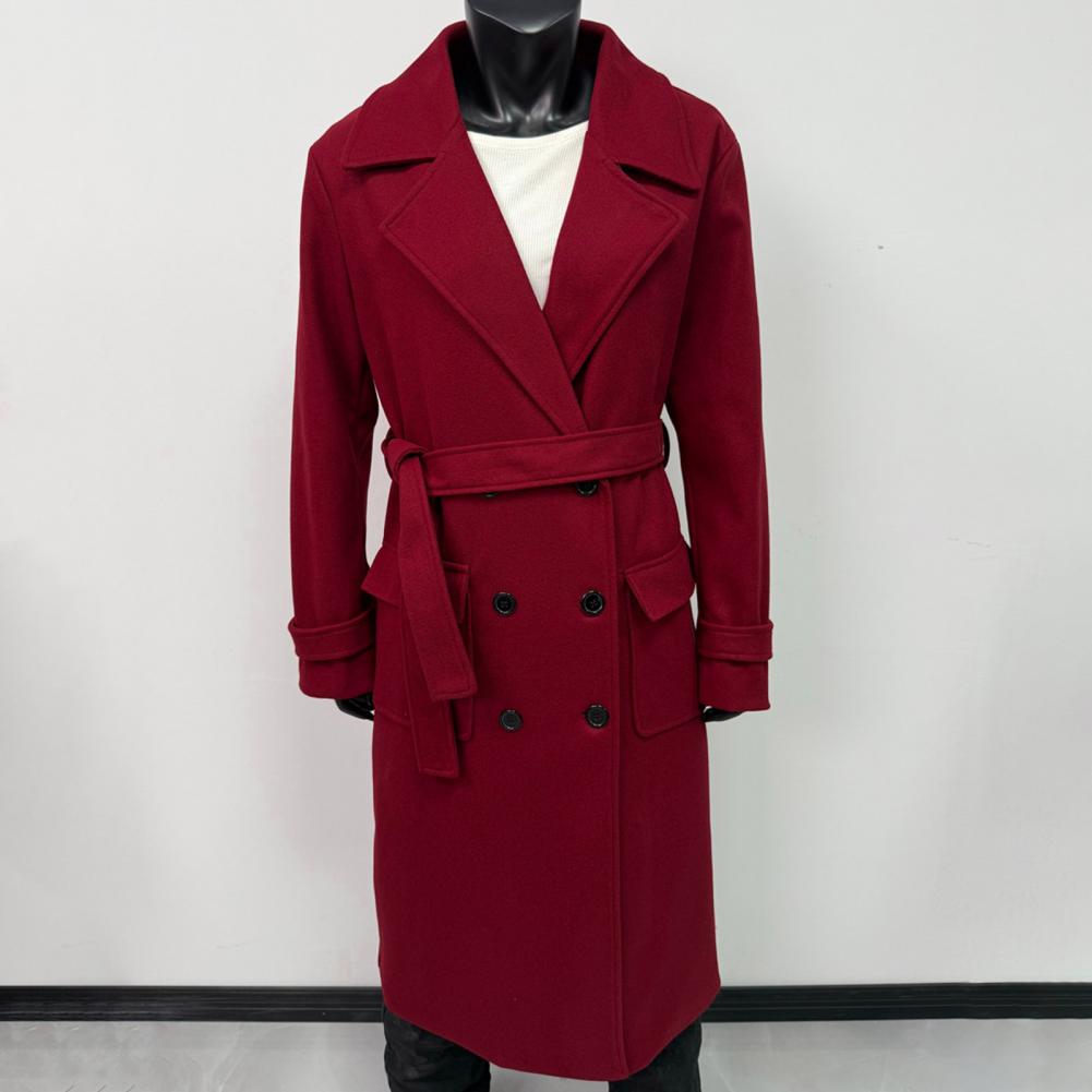 Women Coat Women's Double Brea - Wool Coat Peacoat 리뷰 및 가격
