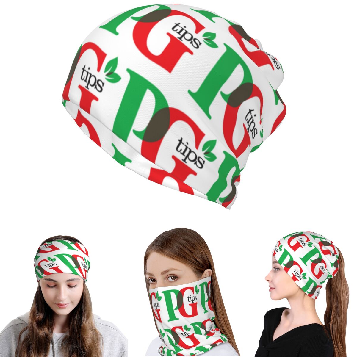 PG Tips Bandana Neck Cover Fac - Knit Beanie Hat Warm 리뷰 및 가격