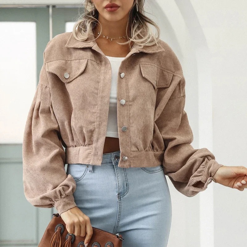 2024 Spring Corduroy Coat Over - Down Jacket Packable 리뷰 및 가격