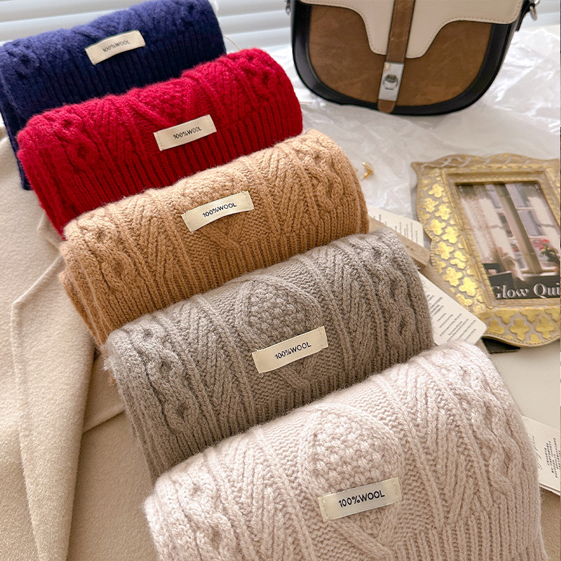 Luxury 100% Wool Scarf Women M - Wool Scarf Men 리뷰 및 가격