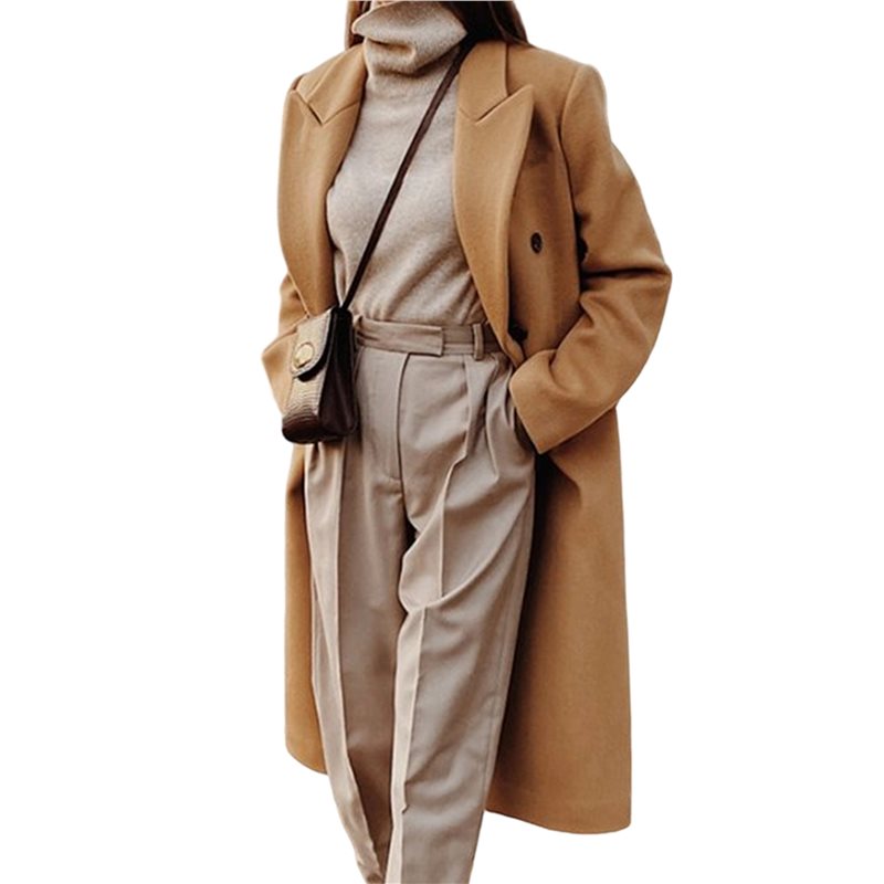 A24F-Womens Long Wool Coats Fa - Wool Coat Peacoat 리뷰 및 가격
