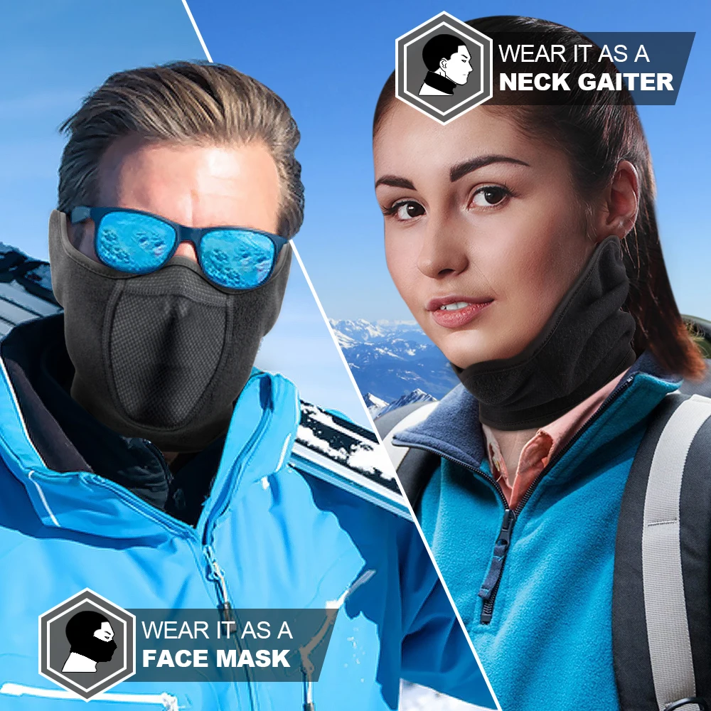 Winter Neck Warmer Ear Cover F - Fleece Ear Warmer Band 리뷰 및 가격
