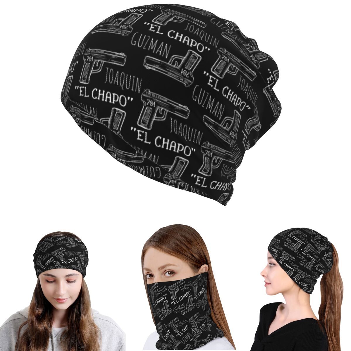 Joaquin El Chapo Guzman Narcos - Knit Beanie Hat Warm 리뷰 및 가격