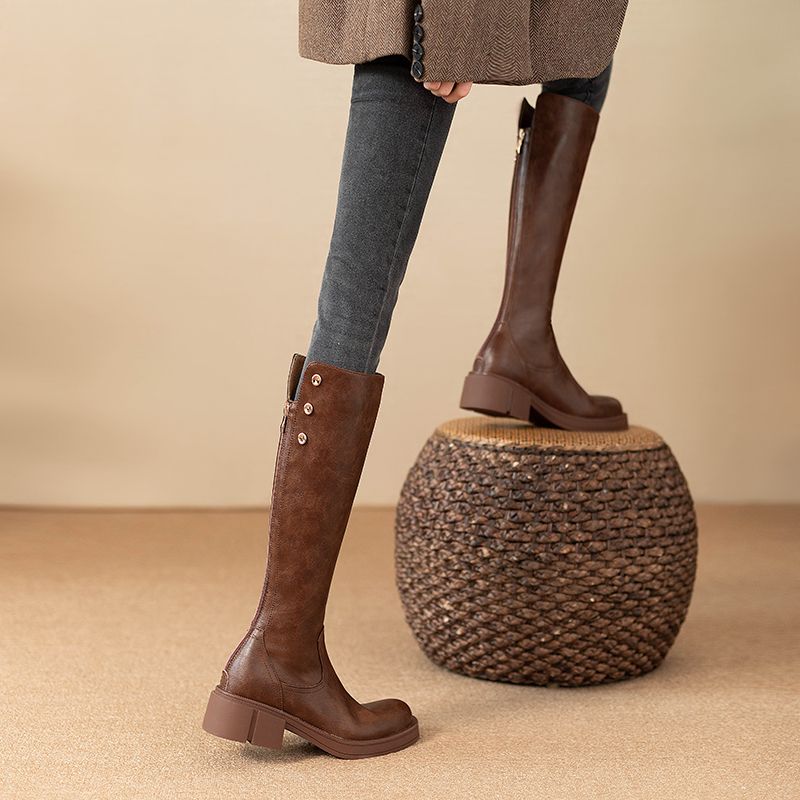 Autumn Winter Middle Heel Ladi - Waterproof Winter Boot 리뷰 및 가격